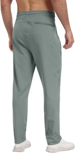 Streetwear Men's Mid Waist Eco-Friendly Waterproof Fleece <b>Jogger</b> Pants with <b>Zip</b> <b>Pocket</b> Casual Sweatpants - Product Image 4