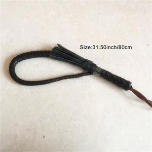Fouet d'équitation en cuir PU avec sangle de poignet, léger, pour l'entraînement équestre, pour cavaliers professionnels - Product Image 6