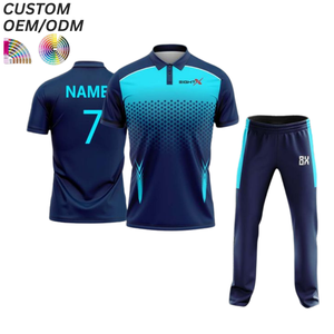 Camiseta de Cricket Transpirable con Impresión Digital, 100% Poliéster, Uniforme Deportivo Personalizado, Soporte OEM ODM para Ropa al por Mayor - Product Image 3