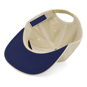 Casquettes de baseball personnalisées en laine mélangée de haute qualité, casquette snapback à visière plate avec sangle en cuir, casquette snapback 5 panneaux avec applique en feutre - Product Image 5