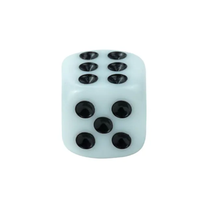 Resin Crafts 16mm Colorful Point Hexahedral Dice <b>Set</b> <b>Square</b> Edged Personalized Games Dice Dice - Product Image 1