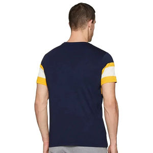 เสื้อยืดผู้ชายแบบเรียบ 100% ผ้าฝ้าย สวมใส่สบาย แขนครึ่งตัว คุณภาพมาตรฐาน พร้อมสกรีนโลโก้ตามแบบที่ต้องการ - Product Image 2