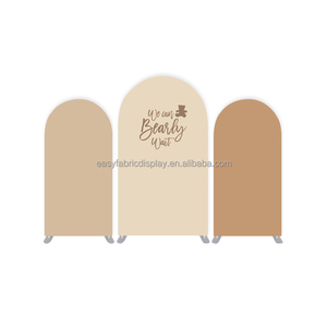 Custom Arch Party Backdrop Set Aluminum Frame Decoration Backdrops for Wedding Events Birthday Party Ceremony - Product Image 3