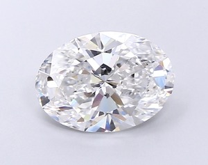 Diamant synthétique ovale majestueux de 4,04 carats D VVS2, cultivé en laboratoire, polissage excellent, ultra-clair, durable, diamant synthétique non monté - Product Image 1