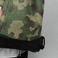 Sac de sport unisexe pliable en toile souple avec fermeture éclair camouflage, grande capacité, imperméable, en polyester, pour entraînement, fitness, yoga