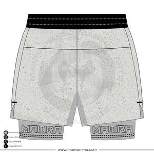 Pantalones cortos de lucha MMA 2 en 1 para hombre, pantalones cortos de entrenamiento transpirables de secado rápido con forro de compresión, pantalones cortos de fitness con cintura elástica - Product Image 6
