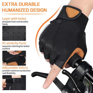 High Quality Short <b>Finger</b> <b>Bike</b> Gloves with New Design Gel Padded Outdoor Road Cycling anti slip riding glove - Product Image 5