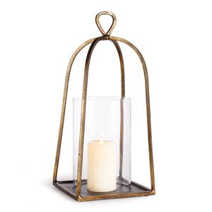 Lighting Lantern Stylish and Functional Decorative Lantern with Glass and Metal Frame for Home Lighting and Outdoor Use - Product Image 5