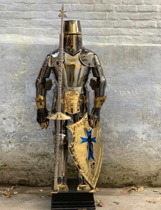 Armadura Metálica Creativa de Cuerpo Completo de Fabricante OEM, Diseñada para Disfraces de Cosplay Medieval y Exhibición como Regalo - Product Image 4
