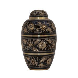 Urnas de cremación de estilo americano de metal de aluminio con urnas de cremación para adultos de diseño clásico - Product Image 1