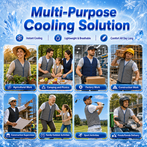 Gilet de refroidissement réutilisable avec gel intégré, différents designs, matériau à changement de phase, économique pour temps chaud, fabriqué au Vietnam - Product Image 5