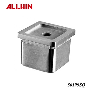 Sistema de Barandillas Modernas de Acero Inoxidable con Acabado Satinado y Collarín Perpendicular para Escaleras de Hospitales, Villas, Hoteles y Centros Comerciales - Product Image 5