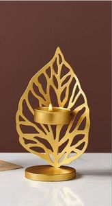 Wedding Event Decoration Collection Holiday Gift House Gold Finish Christmas Tealight Holder Contemporary Home Decoration - Product Image 6