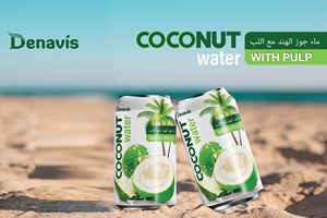 Agua de coco pura 100% con pulpa, lata de aluminio de 330ml y 500ml, bebidas de coco vietnamitas listas para enviar - Product Image 6