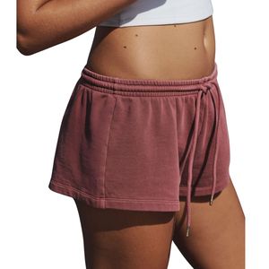 Women Cotton Sweat Shorts Casual Lounge Shorts <b>Drawstring</b> Waist Loose Fit Summer Shorts Custom OEM ODM Wholesale Supply - Product Image 4