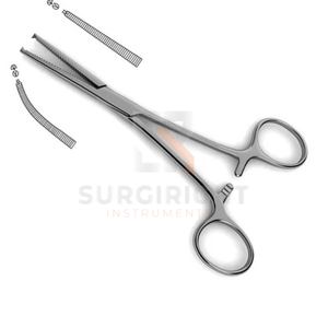คีมคีบเนื้อเยื่อ Kocher Forceps 1x2 ฟัน ทำจากเหล็กกล้าไร้สนิมเยอรมัน สำหรับผ่าตัด ได้รับการรับรองมาตรฐาน CE ระดับ I สำหรับการผ่าตัดทั่วไป - Product Image 1