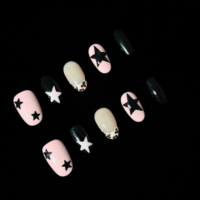 Ongles press-on faits main de haute qualité, gel multicouche, qualité professionnelle, longue durée, marque privée, prix d'usine