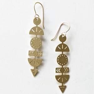 Bijoux de mode en cuivre et laiton de qualité supérieure, modèle 16, élégant, design exclusif tendance, durable, écologique, pour les fêtes - Product Image 4