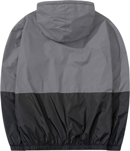 Veste coupe-vent pour homme de marque personnalisée haut de gamme, imperméable, tissu écologique, à capuche, légère, pour l'hiver 2025 - Product Image 3