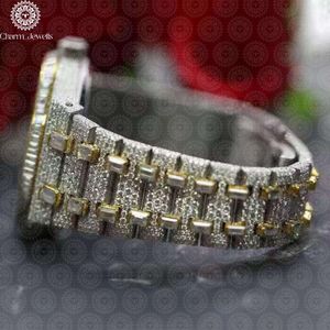 Reloj de Lujo Charm Jewells de Acero Inoxidable, Caja de 40 mm, Movimiento Mecánico Analógico, Correa para Hombre, Cierre Oculto de Botón, Resistente al Agua 10 Bar - Product Image 4