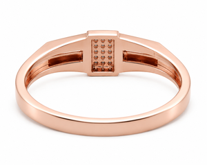 Bague Chevalière Namivaa Vmg444 pour Homme, Bijou Fin Poli Brillant, Géométrique et Contemporain, Idéale pour Mariage, Fête, Usage Quotidien ou Cadeau - Product Image 4