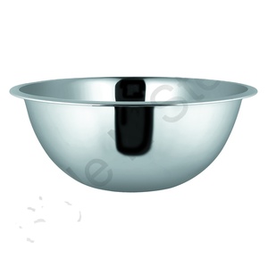 Juego de 3 Tazones Profundos para Mezclar, de Acero Inoxidable Pulido, Ecológicos, de Alta Calidad - Product Image 1