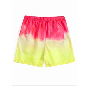 Short de bain de plage d'été personnalisé pour hommes taille élastique polyester gym jogging 5 pouces entrejambe imprimé design vêtements de plage - Product Image 2