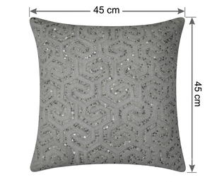 Housse de coussin en coton de luxe respirante, taie d'oreiller décorative pour la maison, l'hôtel, le canapé, export en gros en Inde à prix de gros - Product Image 5