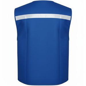 Gilets sans manches pour hommes de haute qualité en gros, multi-poches, imperméables, coupe-vent, séchage rapide, en nylon/coton, décontractés - Product Image 3