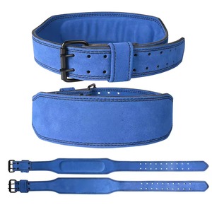 Nuevo Cinturón Profesional de Powerlifting de Cuero Vacuno para Gimnasio y Fitness, con 6 Soportes Acolchados para la Espalda, Ideal para Sentadillas y Peso Muerto - Product Image 3
