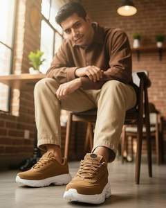 Chaussures de sport décontractées Campus Men OG-27 en cuir, style animalier, confortables, légères, faites à la main, avec logo personnalisé - Product Image 4