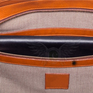Bolsa de Viaje de Cuero Genuino Resistente para Viajes Cortos de Negocios o de Ocio, Impermeable, con Correa Ajustable, Cierres Fuertes y Construcción Confiable - Product Image 6