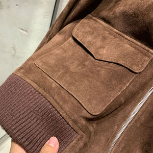 OEM Factory Price Women's Leather Jacket Bomber Jacket Lightweight Jacket Custom Branding Bulk Supply - Product Image 5