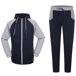 Conjuntos Deportivos de Invierno para Hombre, Cierre de Cremallera, Estilo Casual, Corte Regular, Algodón/Nailon/Poliéster Grueso, Secado Rápido, Transpirable, Venta al Por Mayor - Product Image 1