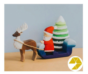 Jouets éducatifs en bois pour enfants Voiture en bois Animaux en bois pour bébé de 1 à 3 ans de 5 à 7 ans Apprentissage précoce Maternelle - Product Image 5