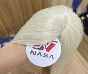 ผมแท้เวอร์จินเวียดนามจาก NASA HAIR แบบ Double Drawn ลอนธรรมชาติ ท็อปเปอร์สำหรับผู้หญิง วิกผมครึ่งศีรษะแบบติดกาวได้ ไม่ต้องใช้กาว  เงางาม นุ่มสลวย - Product Image 2