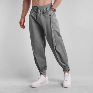 ผู้ผลิต OEM ODM กางเกงคาร์โก้เอวยางยืดลำลองสไตล์สตรีทแวร์สำหรับผู้ชาย ผ้าฝ้ายทวิลคุณภาพสูง กระเป๋าหลายช่อง รับทำโลโก้ตามสั่ง - Product Image 2