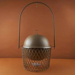 Trending Style Wooden Lid With Metal Designer Base <b>Buffet</b> Food <b>Warmer</b> Fresh Arrival Luxurious Quality Housewarming Gifts chaffer - Product Image 4