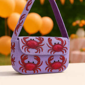 Bolso de cuentas indio hecho a mano, colorido, de lujo, artesanal, duradero, estilo moderno, accesorio de moda étnico prémium, bolso informal. - Product Image 2