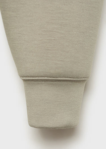 Sudadera con capucha y media cremallera para mujer, 100% algodón, con rayas personalizadas, de peso pesado, hecha a medida - Product Image 6