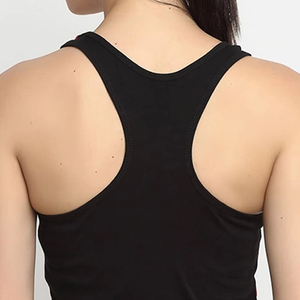 Prix de gros usine – Débardeur femme en maille respirante avec logo personnalisé / Débardeur femme style streetwear, conception OEM personnalisée - Product Image 4