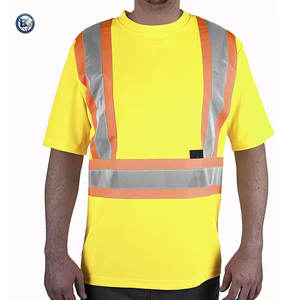 Camisa de Seguridad de Alta Visibilidad para Trabajo, Ajuste Cómodo con Detalles Reflectantes para Trabajos al Aire Libre y en Obras - Product Image 3