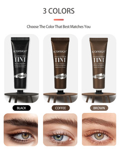 25ml <b>Lash</b> Brow Tint <b>Kit</b> Semi Permanent Eyelash Dye Black Brown Coffee Eyebrow Dye Cream Set - Product Image 4