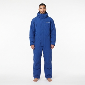 Mono de Esquí Impermeable Azul para Hombre Hawk Eye, Traje de Nieve de una Pieza con Capucha, Cortavientos, Transpirable, Ropa de Invierno para Exteriores - Product Image 1
