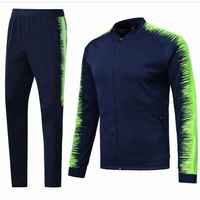 Ensemble de survêtement pour homme, veste zippée intégrale et pantalon de jogging, dégradé violet-orange, sportif, séchage rapide, polyester, vêtements d'automne