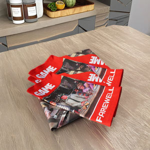 ผ้าเช็ดครัวพิมพ์ลาย 100% ผ้าฝ้าย สำหรับส่งออก ผ้าเช็ดครัวผ้าฝ้ายเนื้อนุ่ม ทนทาน - Product Image 3