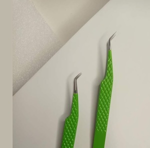 Vired Impex High Quality Eyelash Extension Tweezers Stainless Steel <b>Precision</b> <b>Tools</b> Set Anti-magnetic Acid-resistant Toothed - Product Image 3