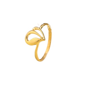 Minimalist <b>Plain</b> 18K Solid Gold Women's Lightweight Romantic Finger <b>Ring</b> for Weddings Parties Anniversaries Engagements or Gifts - Product Image 1
