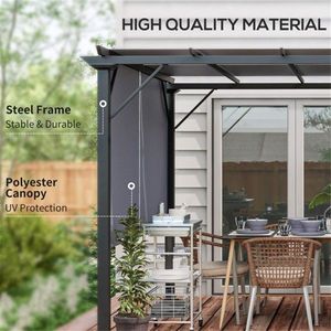 Gazebo Elegante para Patio, Toldo y Pérgola para Entretenimiento al Aire Libre - Product Image 6