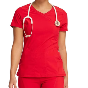 ชุดสครับแพทย์ผู้หญิง ANSIS STAR INDUSTRIES ขายดี ผ้าถัก ระบายอากาศได้ดี ยืดหยุ่น ใช้ได้ทั้งชายและหญิง เหมาะสำหรับโรงพยาบาล รับสั่งทำตามแบบ - Product Image 1